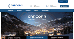 Desktop Screenshot of capcorn.at